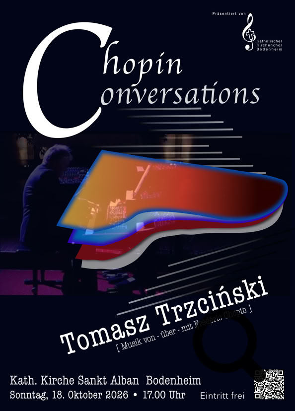 Chopin Conversations in Bodenheim: 18.10.2026, 17.00 Uhr Tomasz Trzcinski - Piano & Syntheseisers